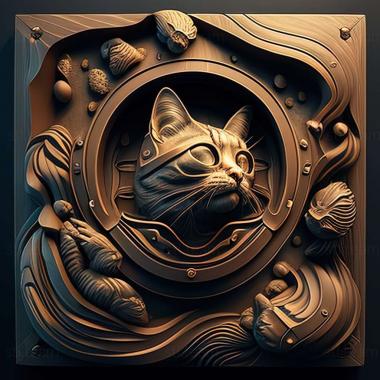 3D model CAT Interstellar game (STL)